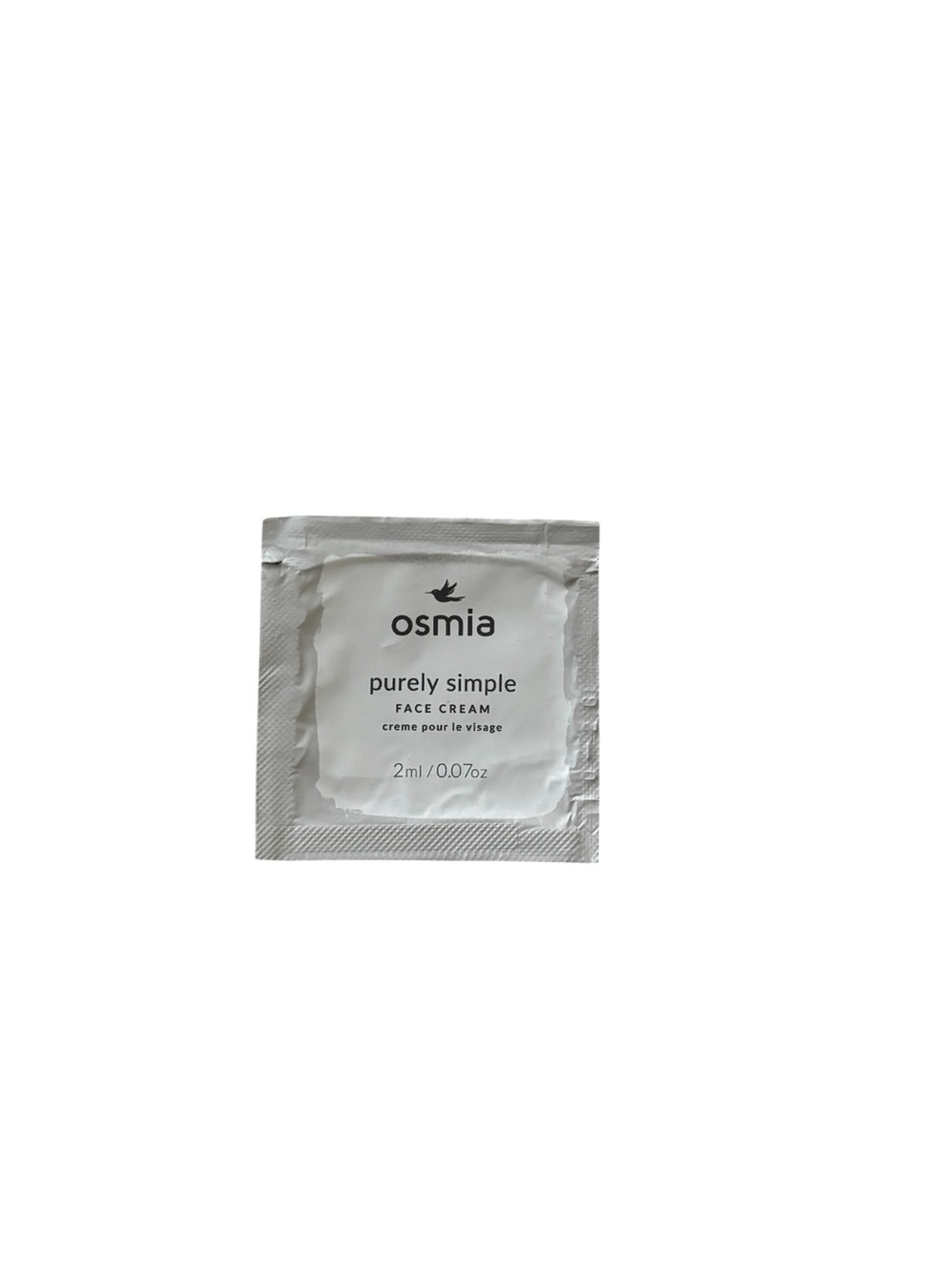 Osmia Purely Simple Face Cream Sample | New